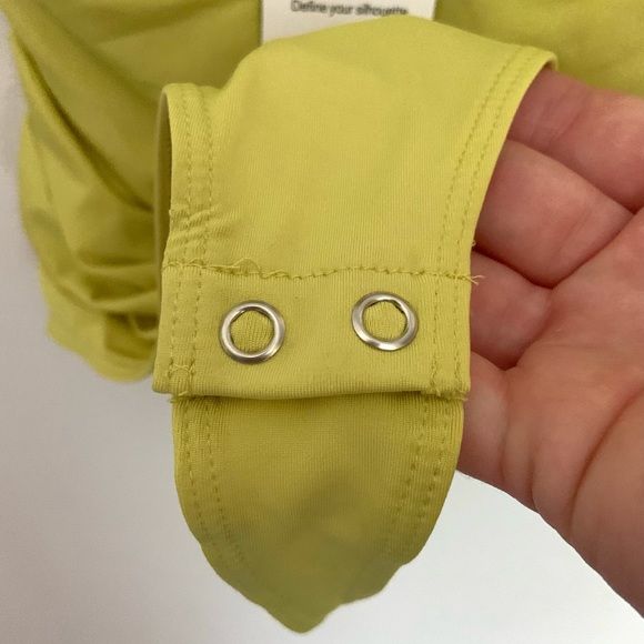 Express Body Contour Compression Ruched Thong Bodysuit - Picture 5 of 6